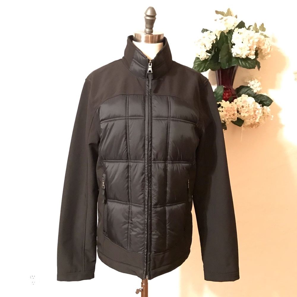 Guess Black Neoprene & Nylon Jacket #D843